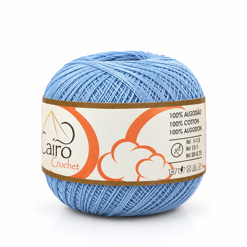 Cairo Crochet - azul royal escuro