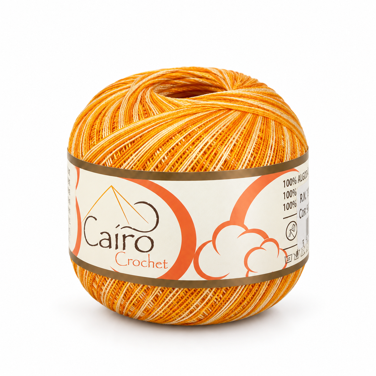 Cairo Crochet - castanho caramelo