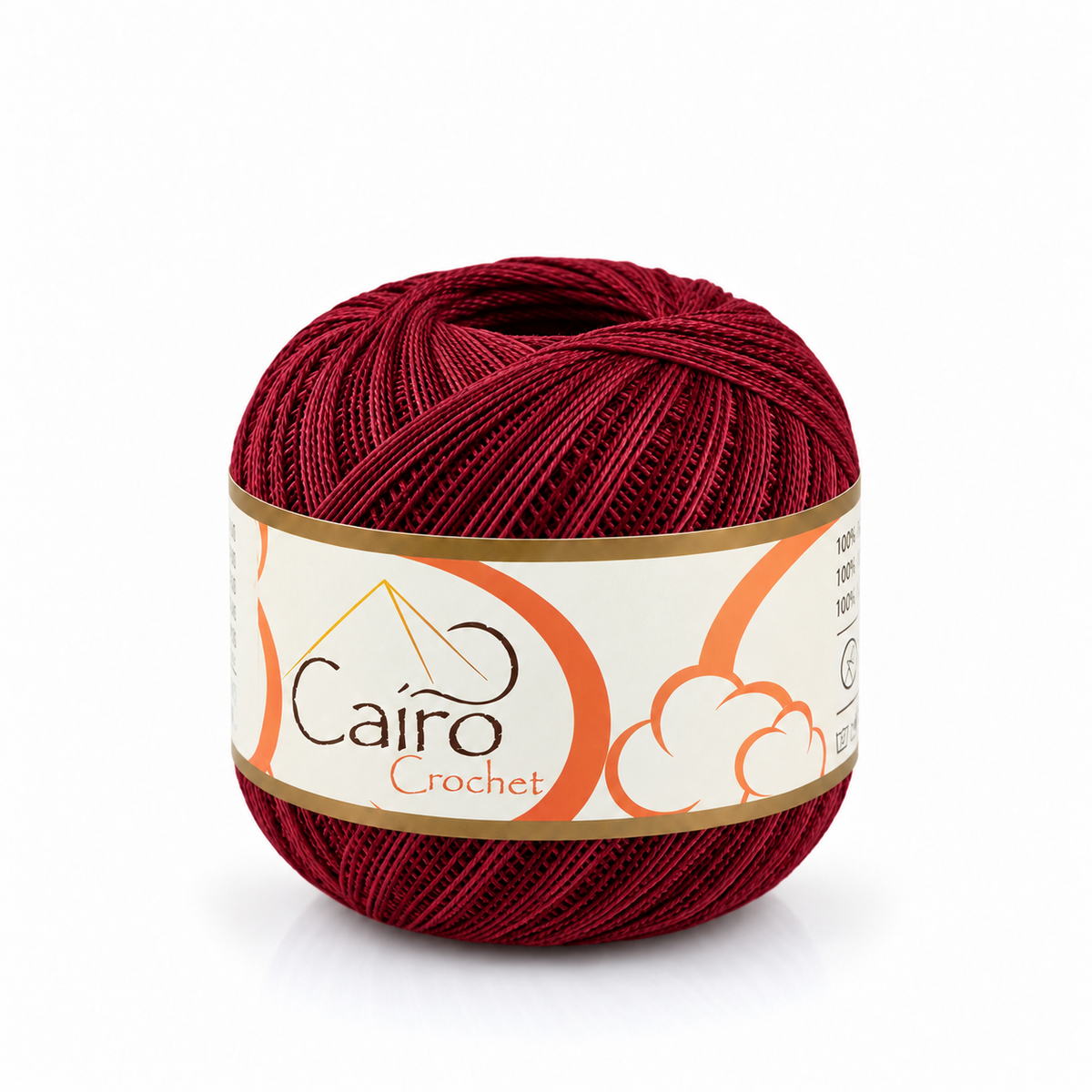 Cairo Crochet - bordô