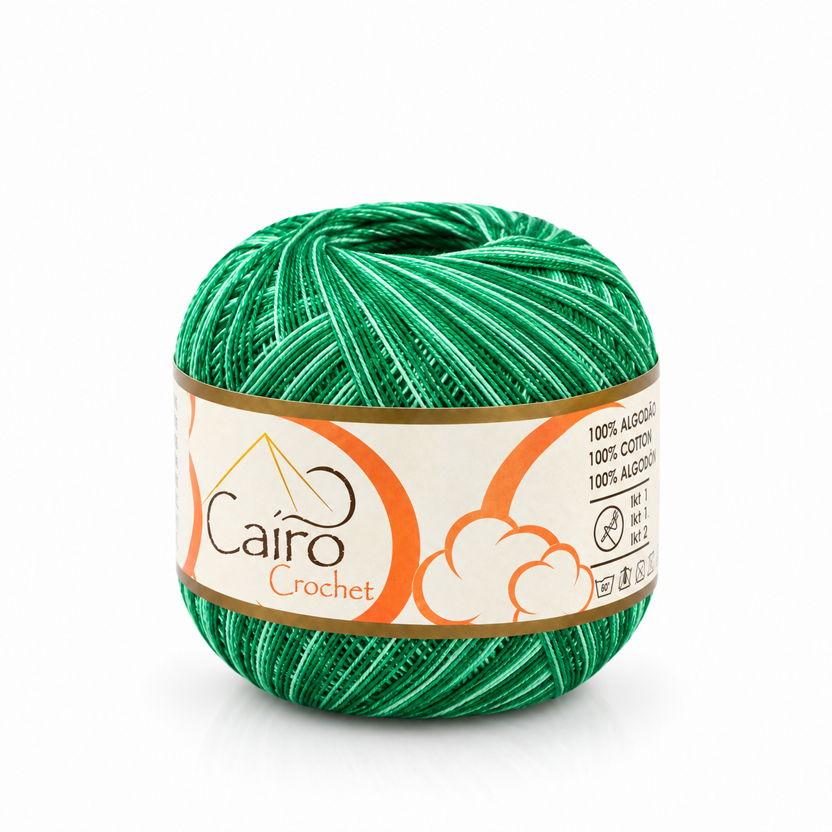 Cairo Crochet - verde branco