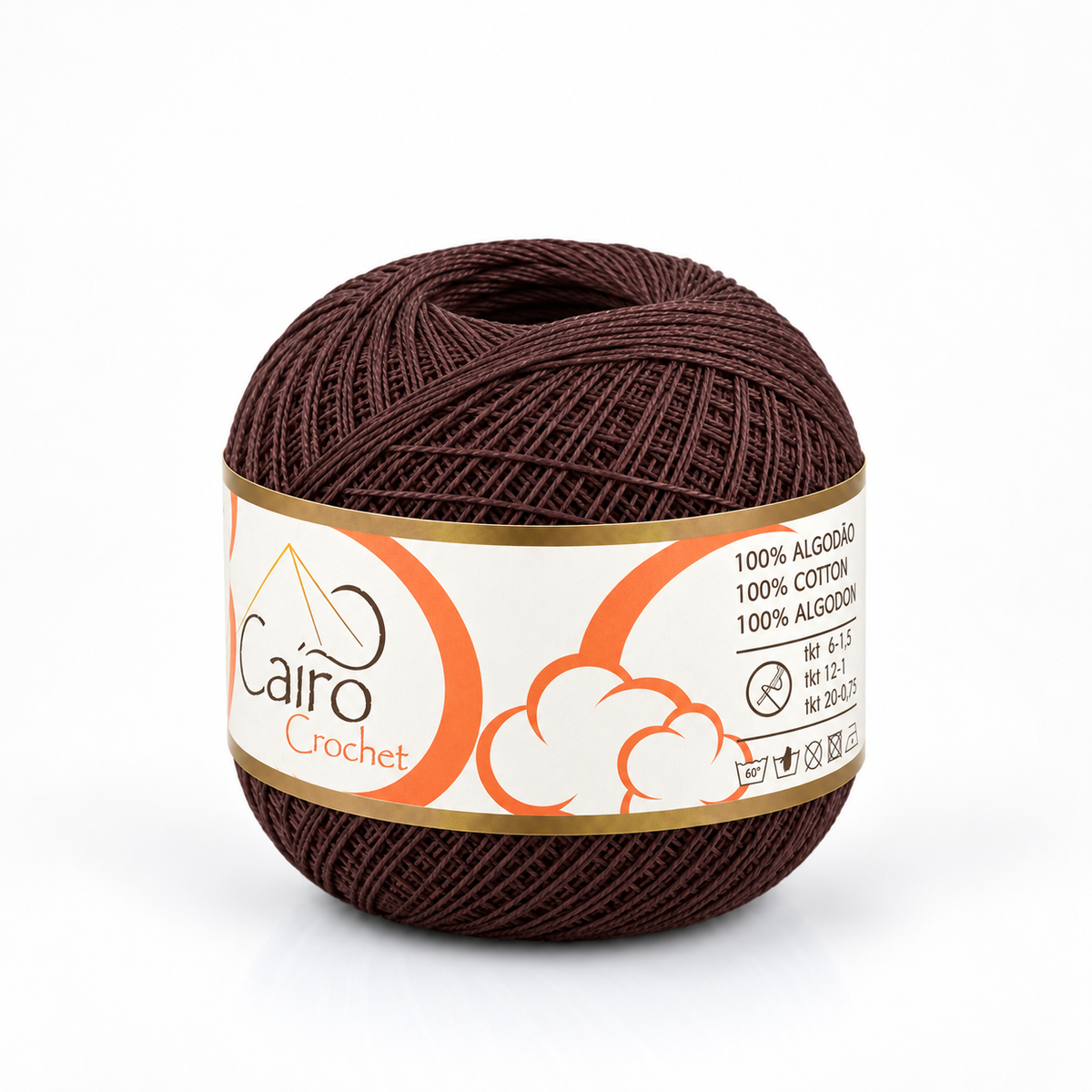 Cairo Crochet - castanho escuro