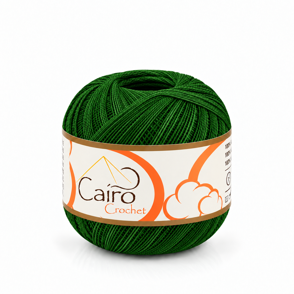 Cairo Crochet - verde esmeralda escuro